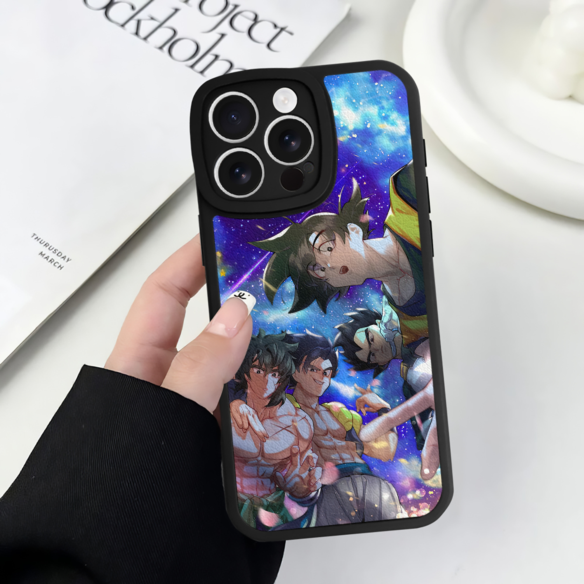 （画像用） ドラゴンボール DRAGON BALL 【iPhone 16シリーズ対応】シリコンスマホケース（レザー調） 材質：シリコン